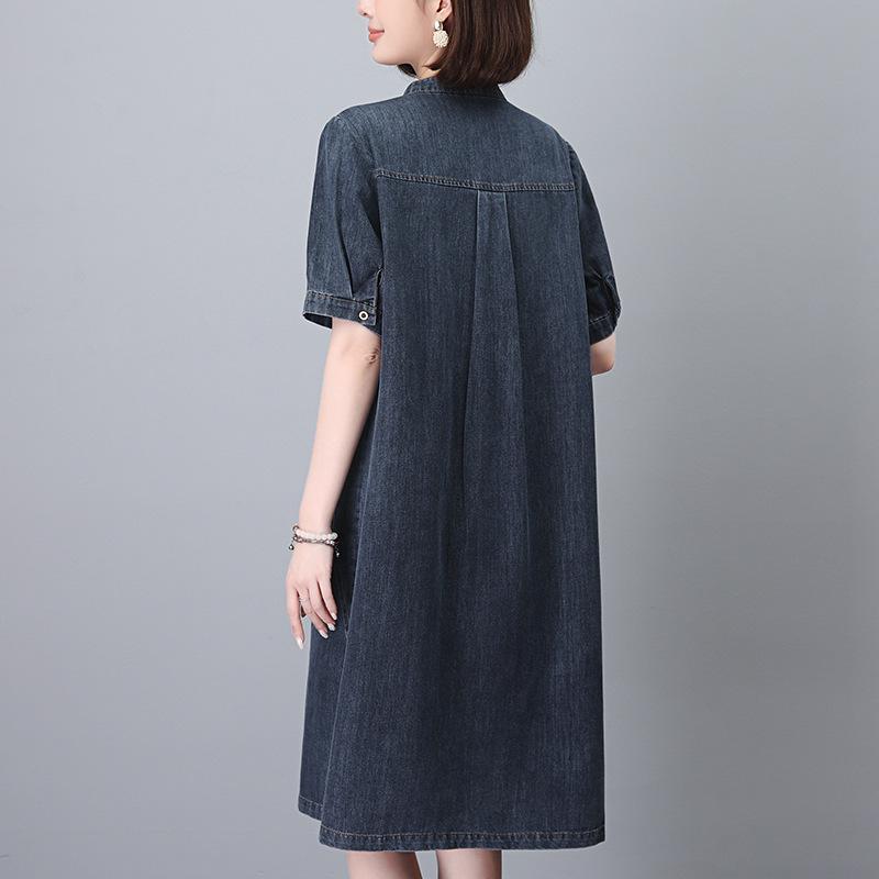 2024 Women s Plus Size Slimming French Denim Dress - Flattering Summer Style M (95-115 kg) синий
2024 Women s Plus Size Slimming French Denim Dress - Flattering Summer Style M (95-115 kg) синий
