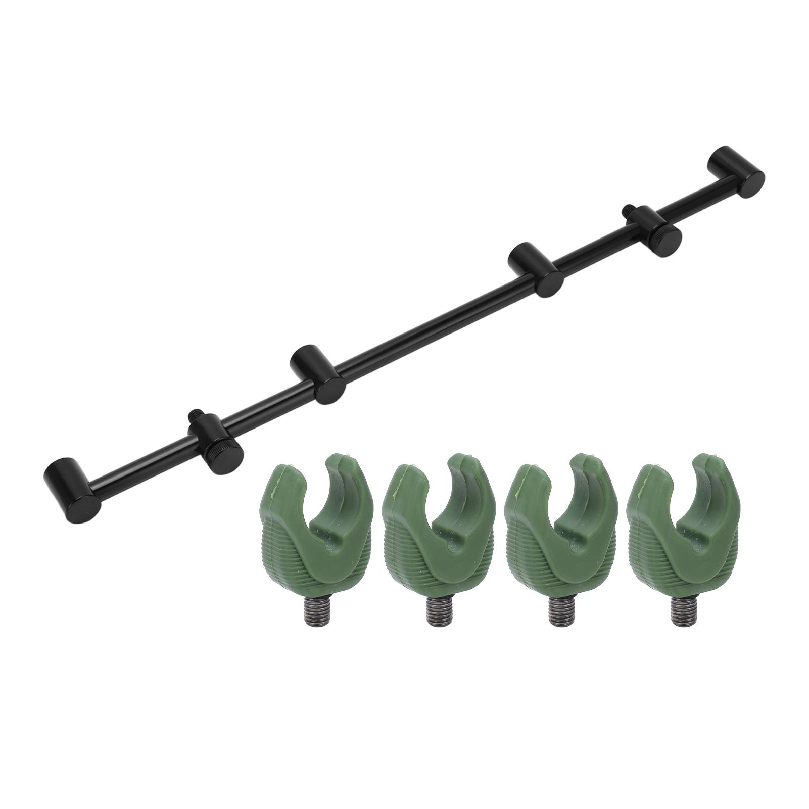 Fishing Rod Pod Stand Holder Aluminium Alloy Fishing Pole Pod Stand Crossbar Bracket Tackle(4 Heads
Fishing Rod Pod Stand Holder Aluminium Alloy Fishing Pole Pod Stand Crossbar Bracket Tackle(4 Heads