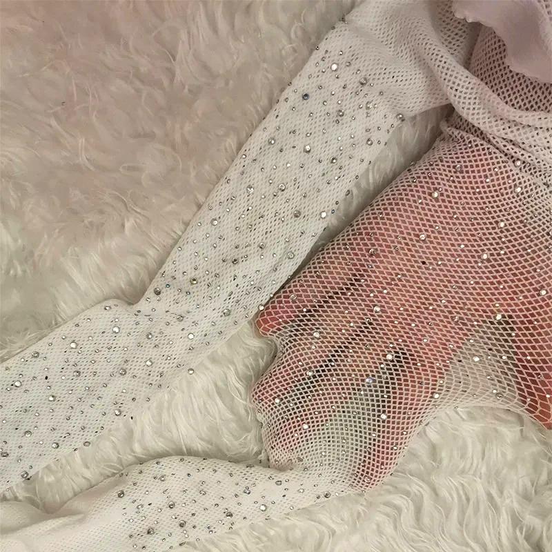 2026 Fishnet Diamond Pantyhose Women Fashion Shiny Net Tights Female Slimming Rhinestone Mesh Nylon Stockings Tights Decoration One Size білий
2026 Fishnet Diamond Pantyhose Women Fashion Shiny Net Tights Female Slimming Rhinestone Mesh Nylon Stockings Tights Decoration One Size білий