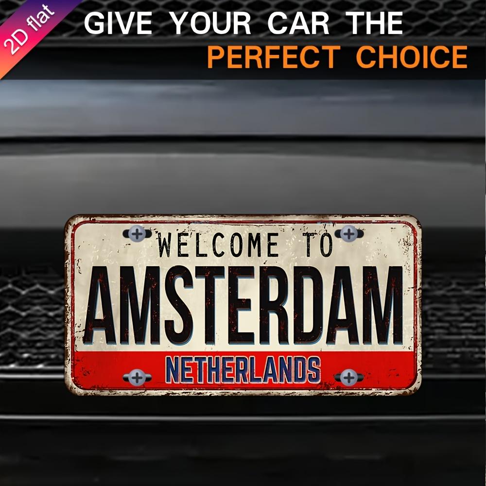 Amsterdam Netherlands Car Themed D Flat Aluminum Metal Sign Retro City Style Wall Decor for Garage Auto Shop Man Cave Home Bar 15x30cm(5.9x7.8inch)
Amsterdam Netherlands Car Themed D Flat Aluminum Metal Sign Retro City Style Wall Decor for Garage Auto Shop Man Cave Home Bar 15x30cm(5.9x7.8inch)