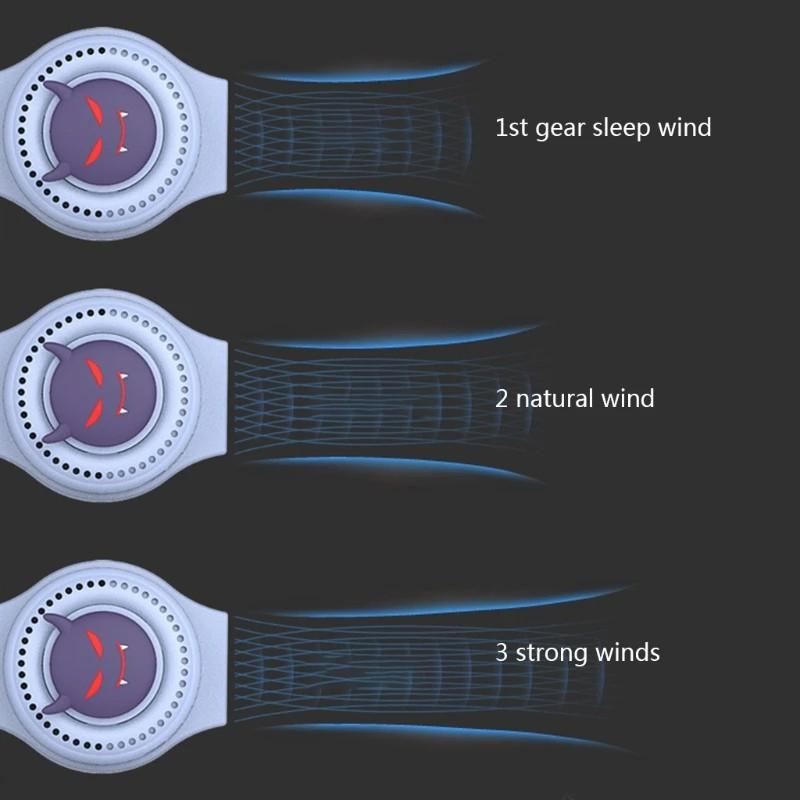LT-S296 3 Gears Bladeless Children Cartoon Watch Fan Summer Cooling Wrist Fan Yellow
LT-S296 3 Gears Bladeless Children Cartoon Watch Fan Summer Cooling Wrist Fan Yellow