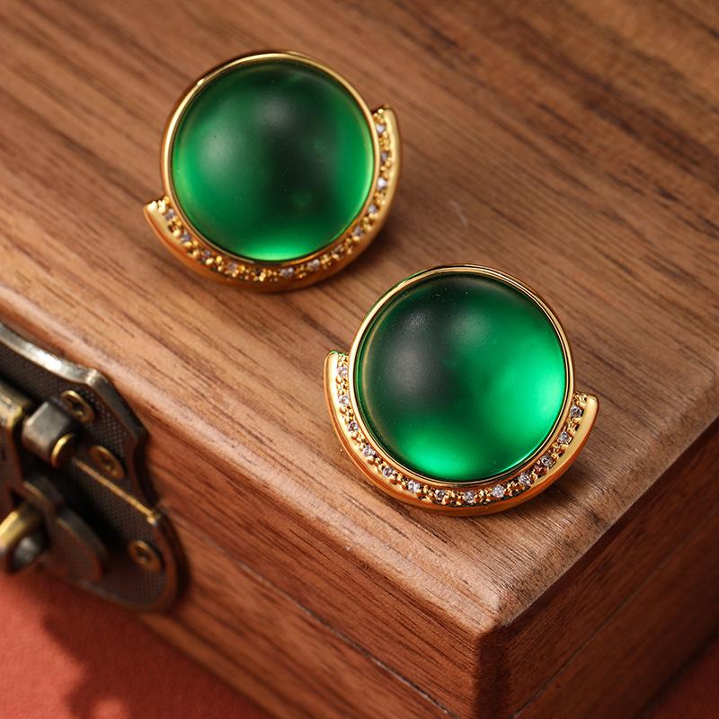 Jewelry Summer New Women s Design Round Luxury Earrings Simplicity And Atmosphere Vintage Earrings Festival Gift
Jewelry Summer New Women s Design Round Luxury Earrings Simplicity And Atmosphere Vintage Earrings Festival Gift