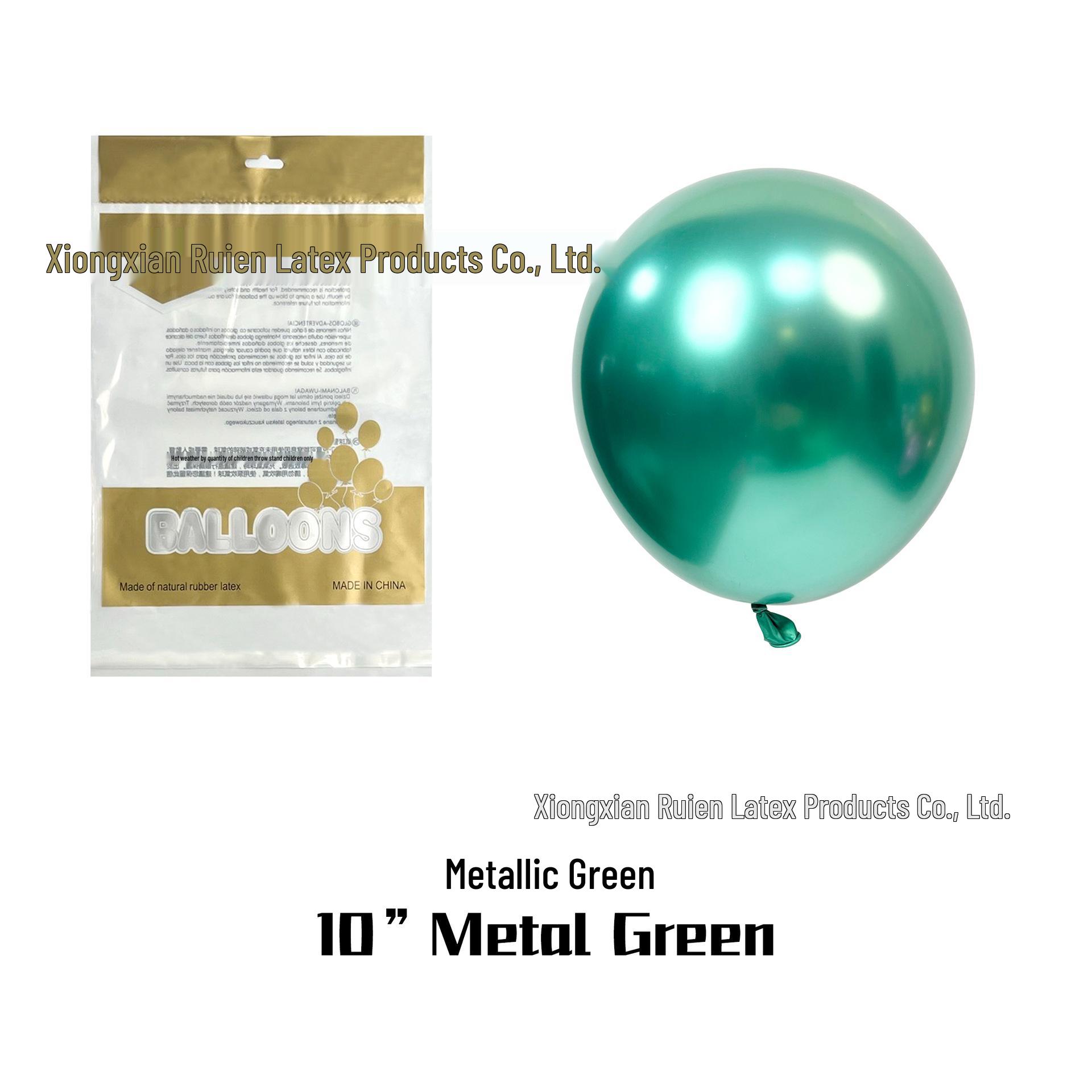 Cross-Border 5/10/12-Inch Latex Metal Balloons for Weddings, Birthdays, and Events
Cross-Border 5/10/12-Inch Latex Metal Balloons for Weddings, Birthdays, and Events