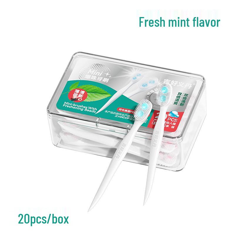 Одноразова зубна щітка Mini Travel Fresh Breath із зубочисткою
Одноразова зубна щітка Mini Travel Fresh Breath із зубочисткою