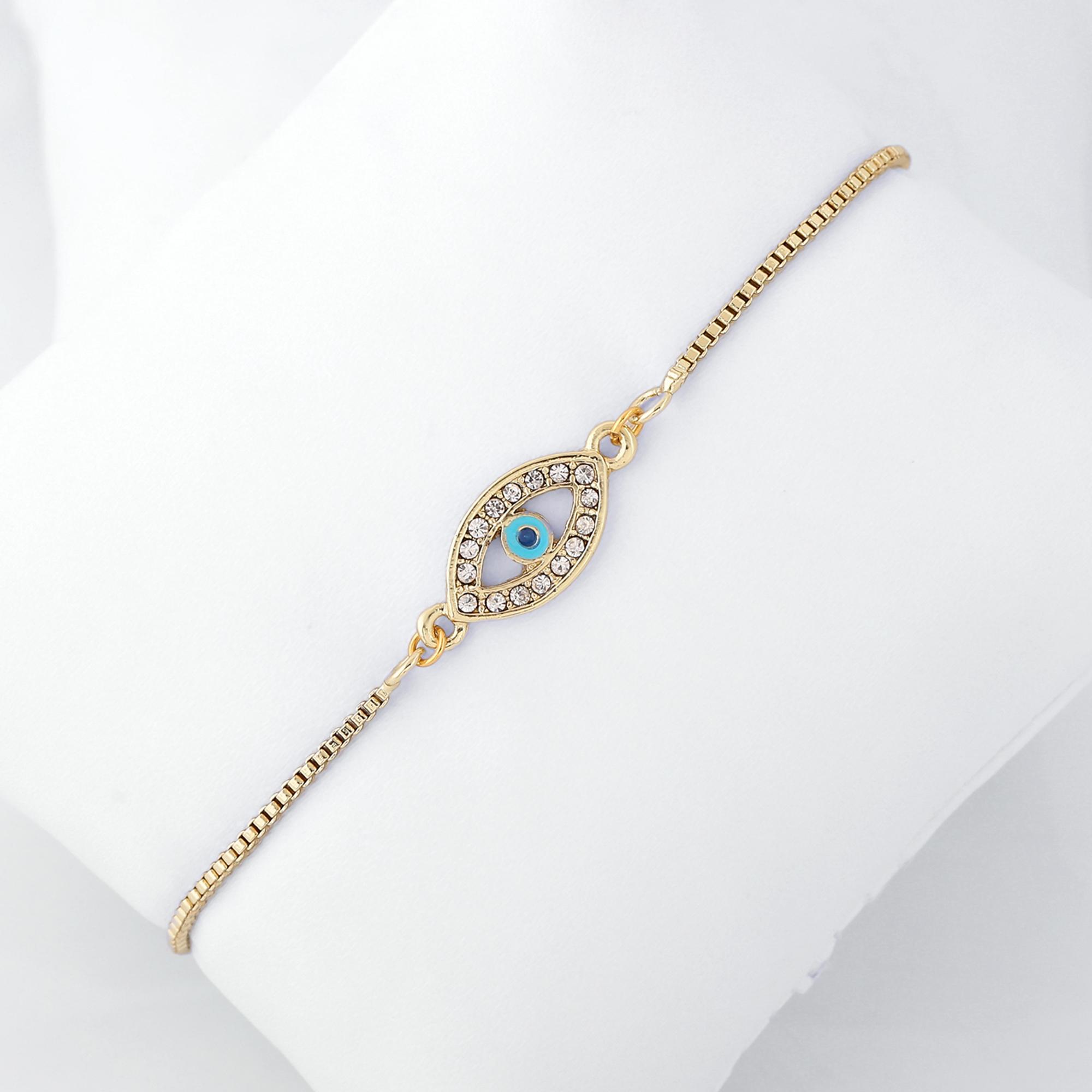 Позолоченный браслет Estele Auspicious Evil Eye с кристаллами для мужчин и женщин
Позолоченный браслет Estele Auspicious Evil Eye с кристаллами для мужчин и женщин