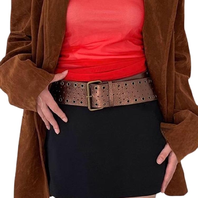 Big Eyelet Wide Belt For Women Teens Soft PU Leather Adjustable Waistband With Secure Fastening For Jeans Pants 1 кавовий
Big Eyelet Wide Belt For Women Teens Soft PU Leather Adjustable Waistband With Secure Fastening For Jeans Pants 1 кавовий