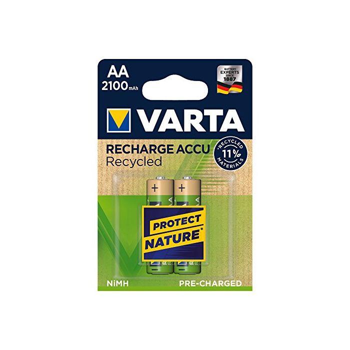 Varta Recharge Accu Recycled 56816 Batterie 2 x type AA NiMH (rechargeables) 2100 mAh
Varta Recharge Accu Recycled 56816 Batterie 2 x type AA NiMH (rechargeables) 2100 mAh