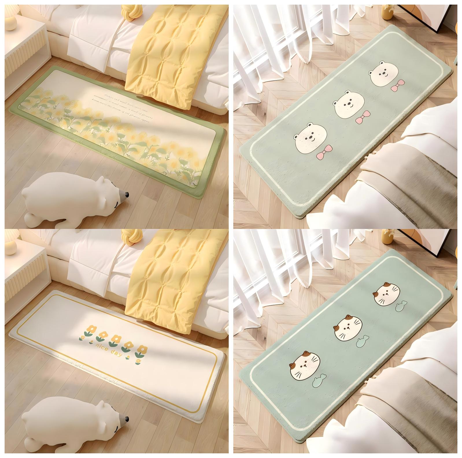 VIKAMA Minimalist Style Faux Cashmere Carpet Bedroom Bedside Rugs Office Long Non-Slip Floor Mats Home Decoration 40X120CM(1.3X3.9FT
VIKAMA Minimalist Style Faux Cashmere Carpet Bedroom Bedside Rugs Office Long Non-Slip Floor Mats Home Decoration 40X120CM(1.3X3.9FT
