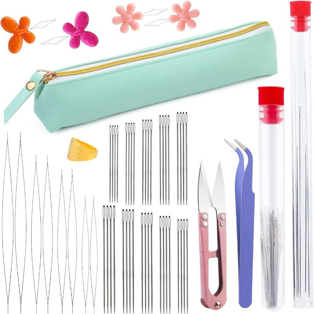 Metal Big Eye Beading Hand-Sewing Multicolor Threader for Jewelry Making Beading Accessories
Metal Big Eye Beading Hand-Sewing Multicolor Threader for Jewelry Making Beading Accessories