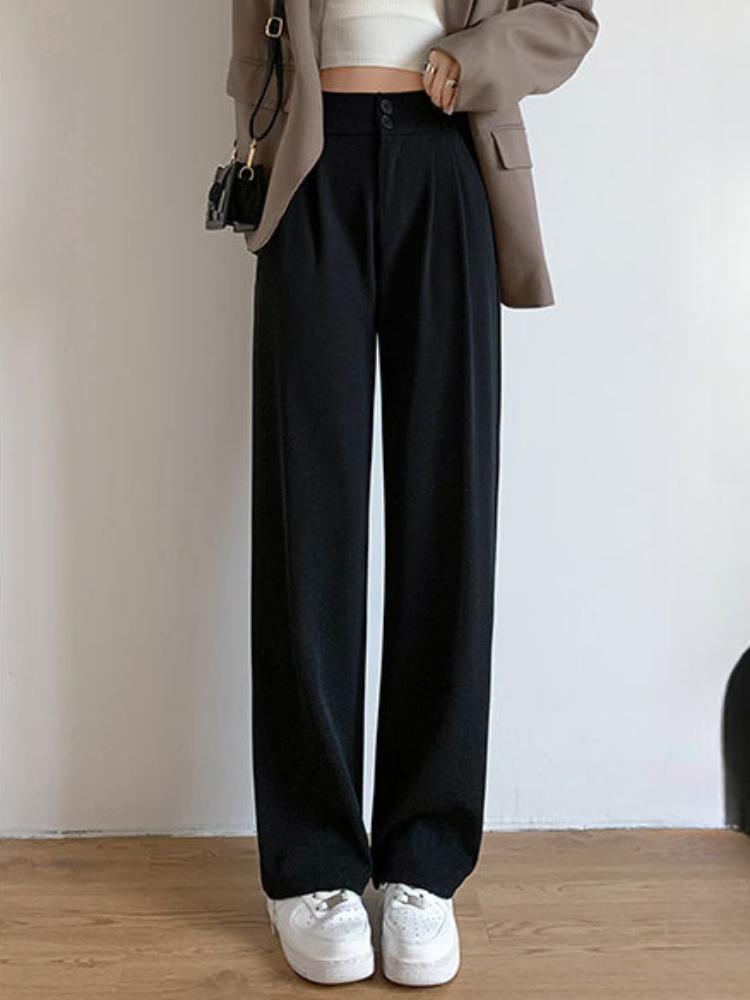 Suit pants, women s drape sense, high-end sense, Western pants, straight leg, small stature, ice silk wide leg pants S чорний
Suit pants, women s drape sense, high-end sense, Western pants, straight leg, small stature, ice silk wide leg pants S чорний