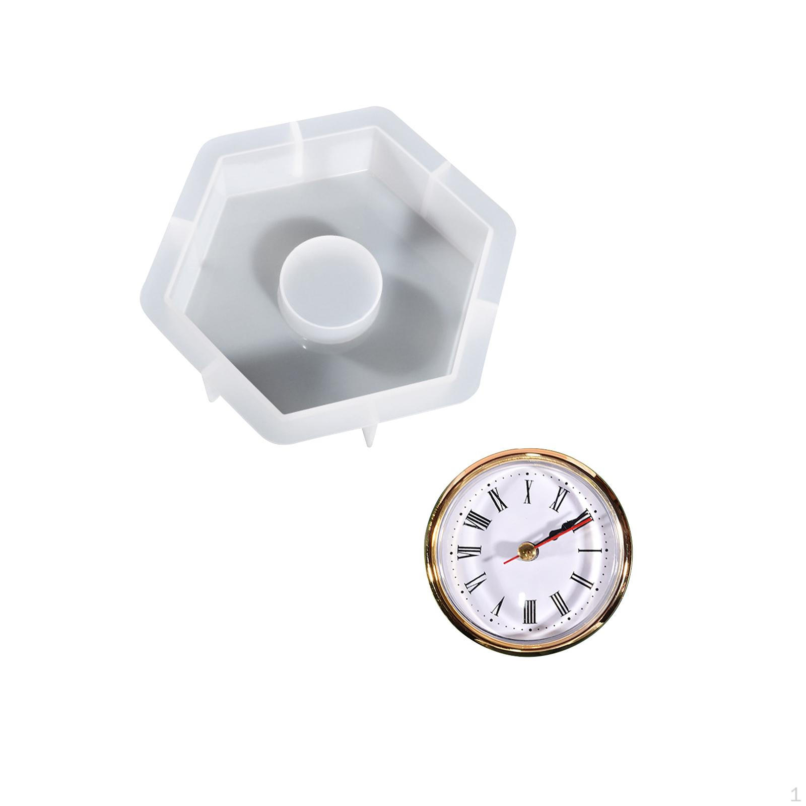 Clock Model Silicone Table Handmade Resin Models with for Home Decors Epoxy Hexagon
Clock Model Silicone Table Handmade Resin Models with for Home Decors Epoxy Hexagon
