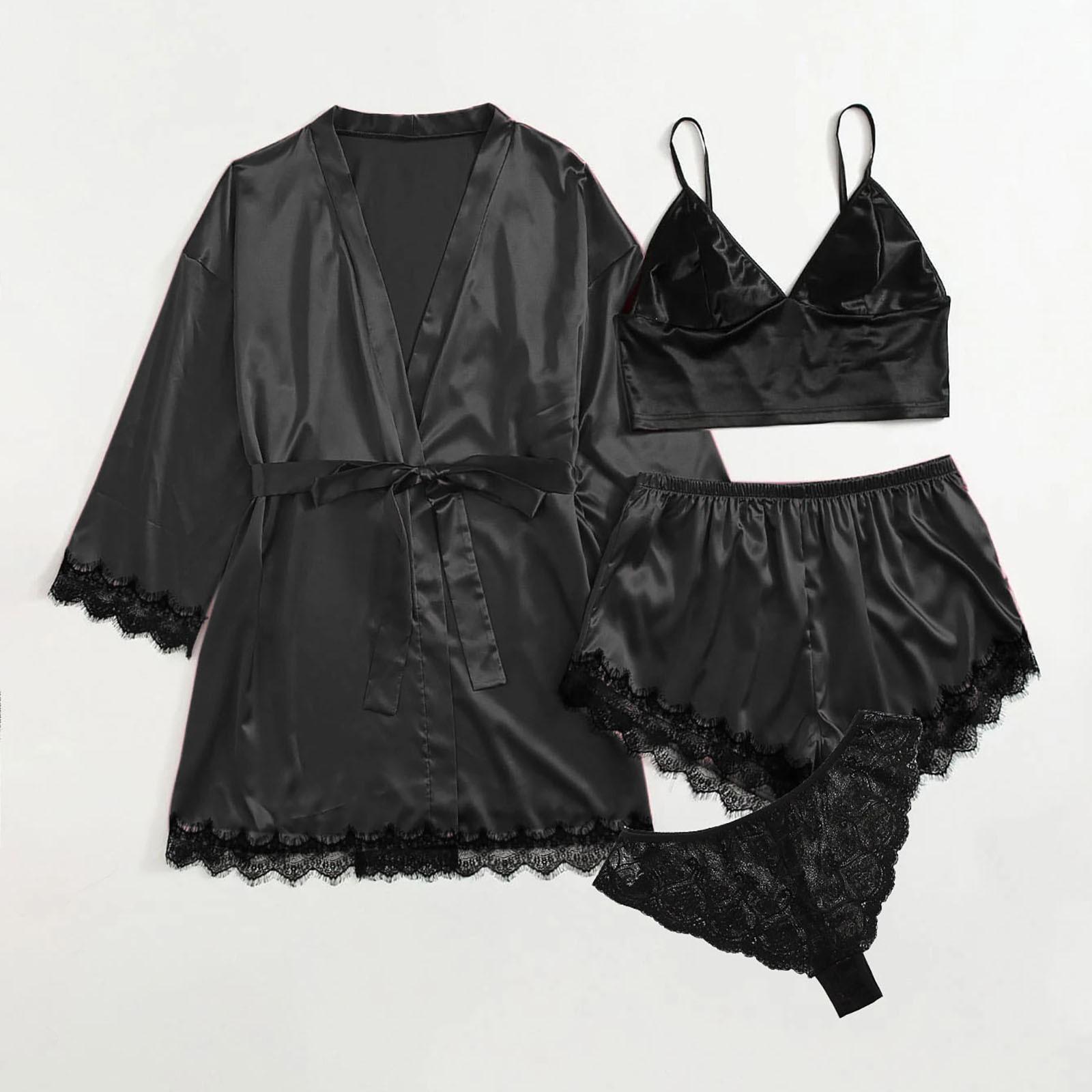 Модное сексуальное нижнее белье для сна, нижнее белье Babydoll, кружевная ночная рубашка L чёрный
Модное сексуальное нижнее белье для сна, нижнее белье Babydoll, кружевная ночная рубашка L чёрный