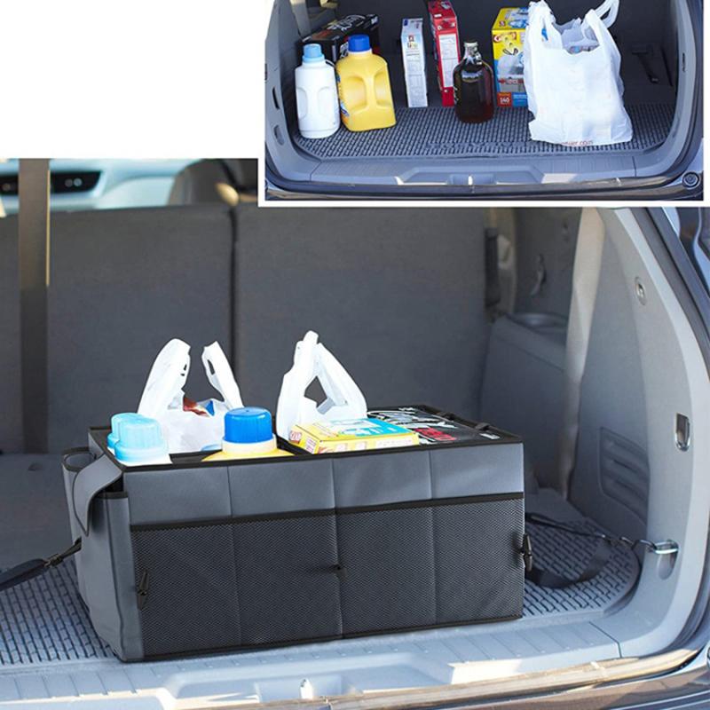 Portable Car Trunk Storage Box Foldable 600D Oxford Cloth Sundries Container Grey
Portable Car Trunk Storage Box Foldable 600D Oxford Cloth Sundries Container Grey