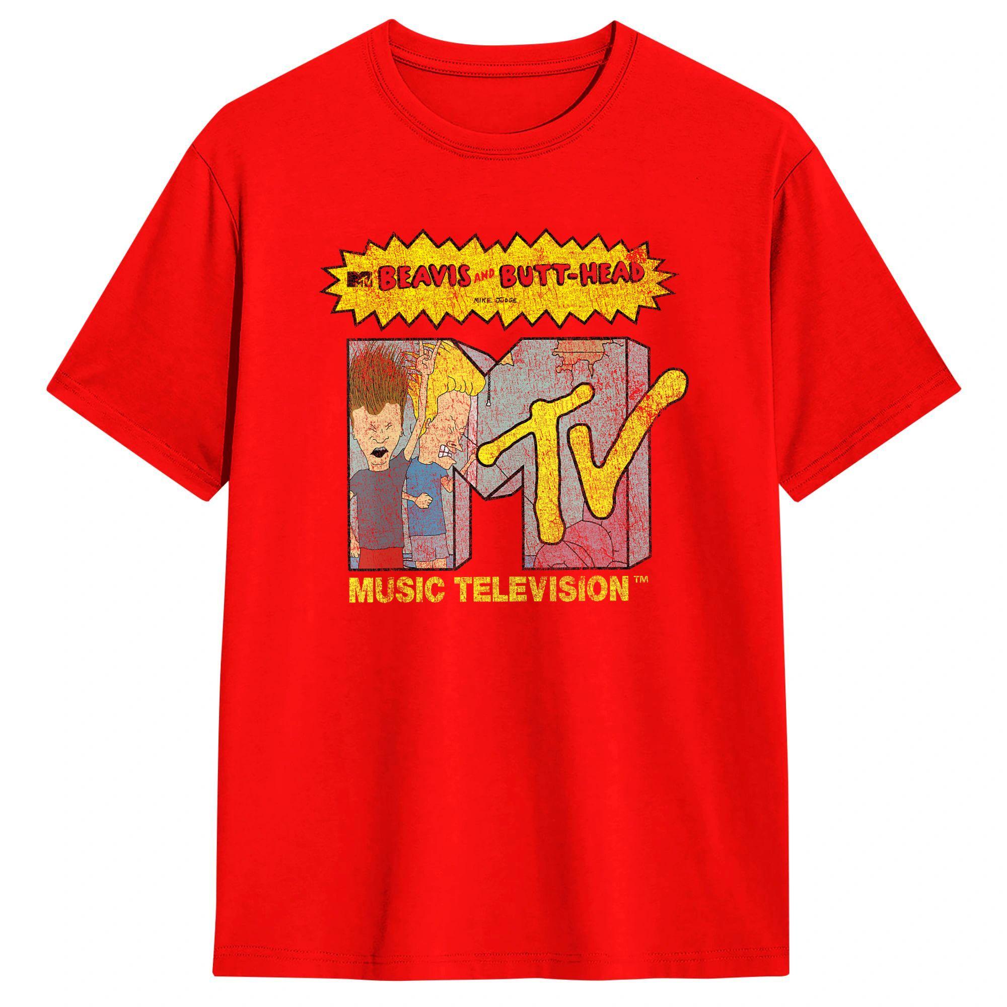 Beavis and ButtHead MTV Logo TShirts for Men Funny Pure Cotton Tees O Neck Short Sleeve T Shirts Graphic Printed Tops S
Beavis and ButtHead MTV Logo TShirts for Men Funny Pure Cotton Tees O Neck Short Sleeve T Shirts Graphic Printed Tops S