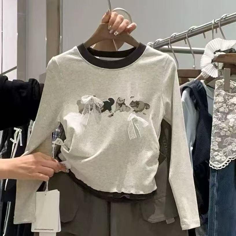 Girls 2025 Autumn Lace Jumpsuit Set: Long-Sleeve Bow Top & Printed Pants 140
Girls 2025 Autumn Lace Jumpsuit Set: Long-Sleeve Bow Top & Printed Pants 140