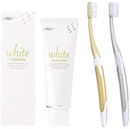 GC ruscello toothpaste Ruscello White (100g) 1 bottle + Ruscello toothbrush 1 bottle 
GC ruscello toothpaste Ruscello White (100g) 1 bottle + Ruscello toothbrush 1 bottle