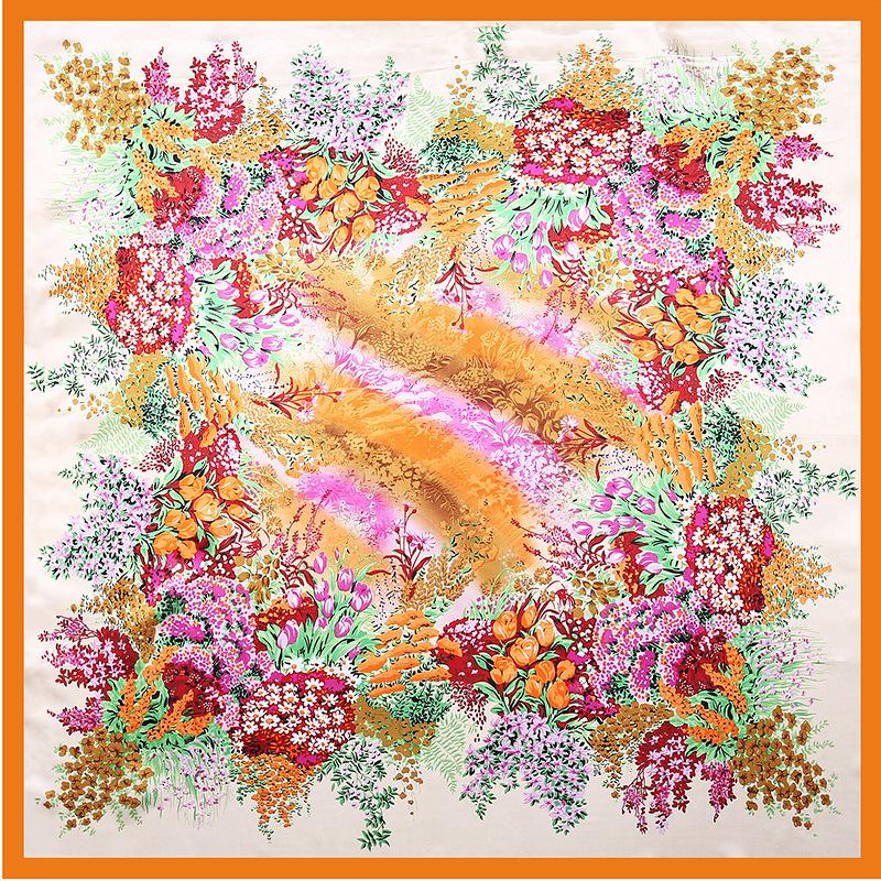 Высококачественные роскошные шелковые шарфы, повязка на голову, шарфы, шейный шарф для женщин, шелковый шарф с цепочкой, женская декоративная шаль 90*90cm(Flora)
Высококачественные роскошные шелковые шарфы, повязка на голову, шарфы, шейный шарф для женщин, шелковый шарф с цепочкой, женская декоративная шаль 90*90cm(Flora)