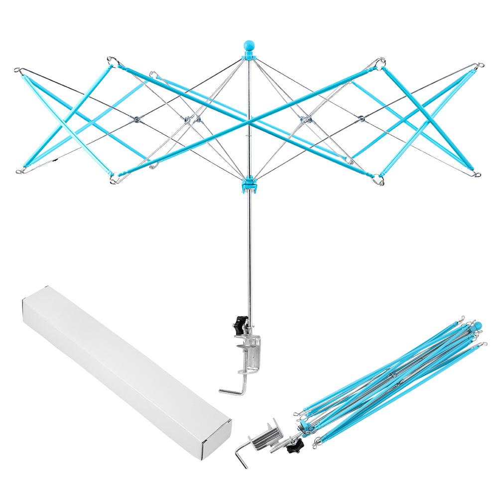 Umbrella Shape Swift Yarn Thread Fiber String Wool Winder Holder Hand Knitting Craft Tools For Patchwork DIY Accessories синій
Umbrella Shape Swift Yarn Thread Fiber String Wool Winder Holder Hand Knitting Craft Tools For Patchwork DIY Accessories синій