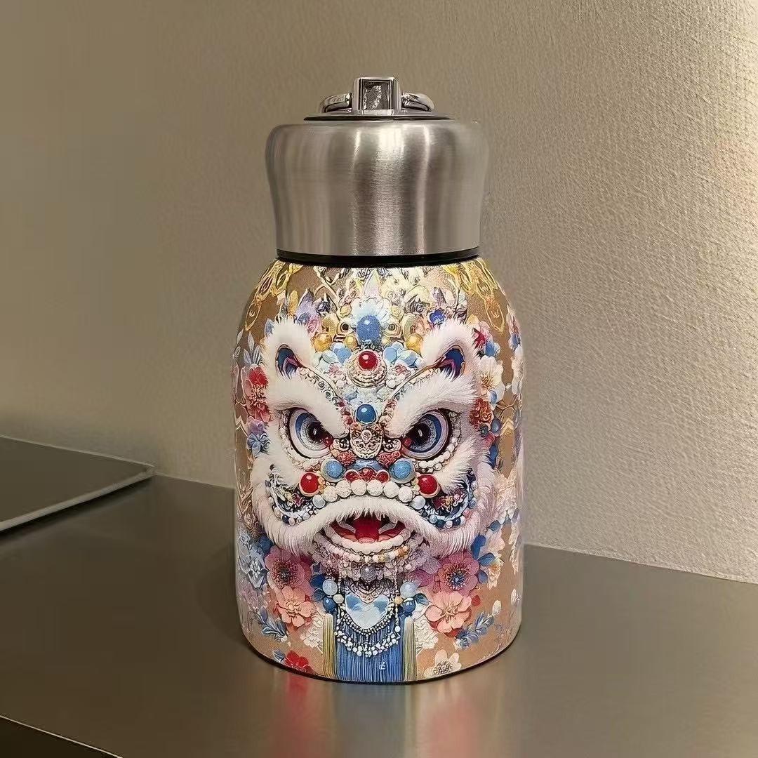 New high-value mini chubby retro Guochao printing portable pull ring thermos cup women s simple peacock cup -
New high-value mini chubby retro Guochao printing portable pull ring thermos cup women s simple peacock cup -