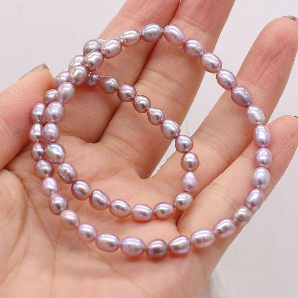 1String, Handmade Natural Freshwater Pearls, Rice-shaped Pearl Beads, 5–6 mm, for DIY Necklace Bracelet, Jewelry Making, Birthday Party Crafts, 36cm 1String/5-6mm-36cm фіолетовий
1String, Handmade Natural Freshwater Pearls, Rice-shaped Pearl Beads, 5–6 mm, for DIY Necklace Bracelet, Jewelry Making, Birthday Party Crafts, 36cm 1String/5-6mm-36cm фіолетовий