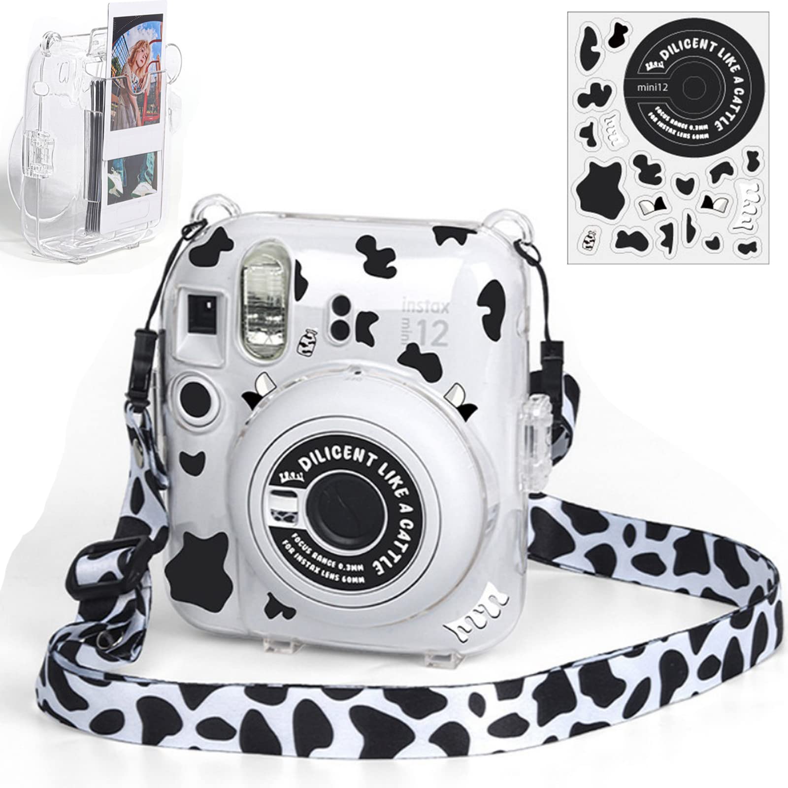 Fenmic Instant Camera Clear Case Чохол для зберігання фотографій Fujifilm Instax Mini Photo Clip з регульованим плечовим ременем 12, кишеня, ущільнення, (Набір 2)
Fenmic Instant Camera Clear Case Чохол для зберігання фотографій Fujifilm Instax Mini Photo Clip з регульованим плечовим ременем 12, кишеня, ущільнення, (Набір 2)