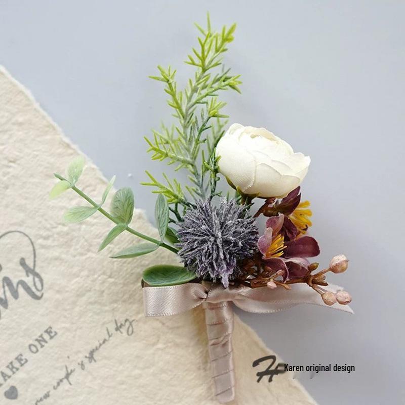 Complete Wedding Corsage Set: Boutonnieres for Groom, Bride, Parents, Groomsmen, Bridesmaids, Customizable Wrist Flowers
Complete Wedding Corsage Set: Boutonnieres for Groom, Bride, Parents, Groomsmen, Bridesmaids, Customizable Wrist Flowers