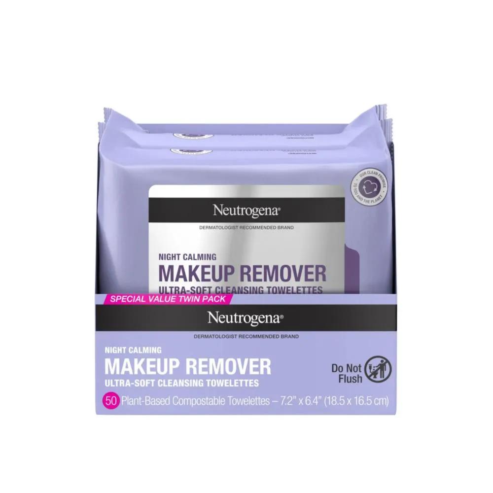 Neutrogena Makeup Remover Night Calming Cleansing Wipes (25-sheet Twin Pack)
Neutrogena Makeup Remover Night Calming Cleansing Wipes (25-sheet Twin Pack)