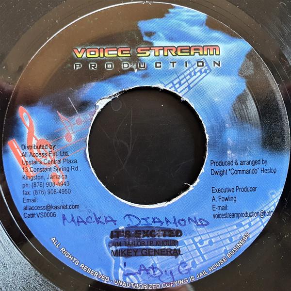 7inch Record MACKA DIAMOND & LADY G / EVERTON BL - Want A Man / My Girl VS006 Voice Stream Pr 2005 Jamaica Reggae, Ska & Dub Used
7inch Record MACKA DIAMOND & LADY G / EVERTON BL - Want A Man / My Girl VS006 Voice Stream Pr 2005 Jamaica Reggae, Ska & Dub Used