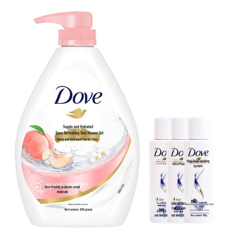 Dove Bouncy & Supple Refreshing Shower Gel & Essence Set
Dove Bouncy & Supple Refreshing Shower Gel & Essence Set