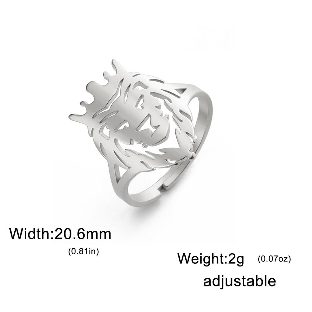 My Shape Lion King Crown Rings for Women Men Stainless Steel Punk Animal Head Adjustable Finger Rings for Boys Fashion Jewelry resizable
My Shape Lion King Crown Rings for Women Men Stainless Steel Punk Animal Head Adjustable Finger Rings for Boys Fashion Jewelry resizable