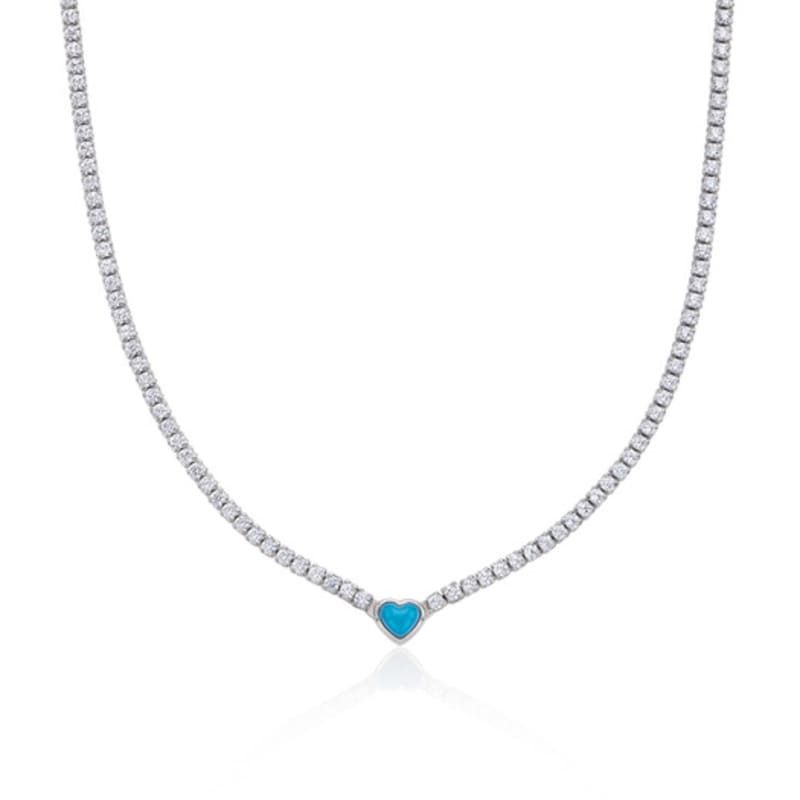 Hyeres-lor Essence Silver (W) Tennis Heart Necklace Türkiye Blue NEW HL4N46400W9420 ONE
Hyeres-lor Essence Silver (W) Tennis Heart Necklace Türkiye Blue NEW HL4N46400W9420 ONE