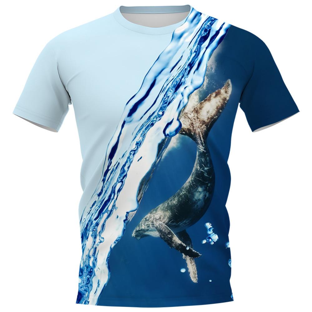 T-shirt with 3D Pattern of Marine Creatures Printed on Men s T-shirt Round Neck Short Sleeved Casual Shirt 6XL
T-shirt with 3D Pattern of Marine Creatures Printed on Men s T-shirt Round Neck Short Sleeved Casual Shirt 6XL