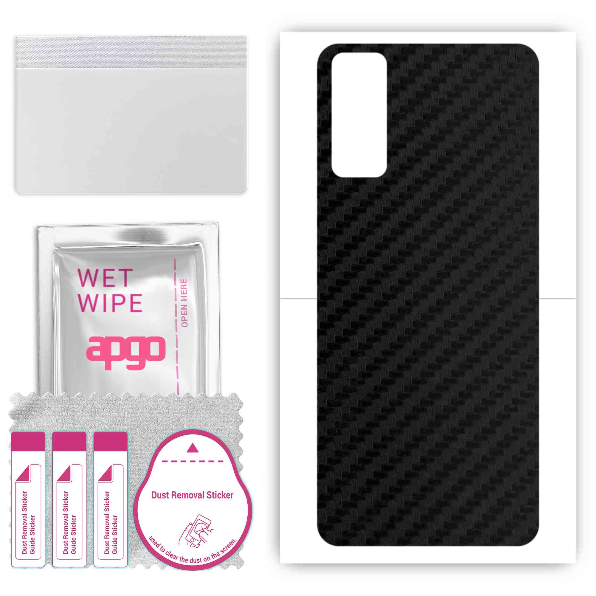 apgo Protective Skin Sticker for the back compatible with Vivo Y20i, Wrap Film, Foil, Vinyl - Pattern Carbon Black
apgo Protective Skin Sticker for the back compatible with Vivo Y20i, Wrap Film, Foil, Vinyl - Pattern Carbon Black