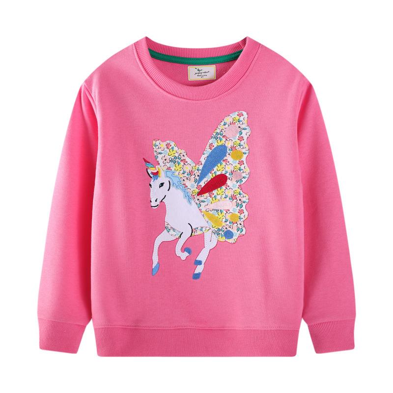 Girls Spring/Autumn Stylish Round Neck Long Sleeve Sweatshirt 2T (Height 80-90 cm)
Girls Spring/Autumn Stylish Round Neck Long Sleeve Sweatshirt 2T (Height 80-90 cm)