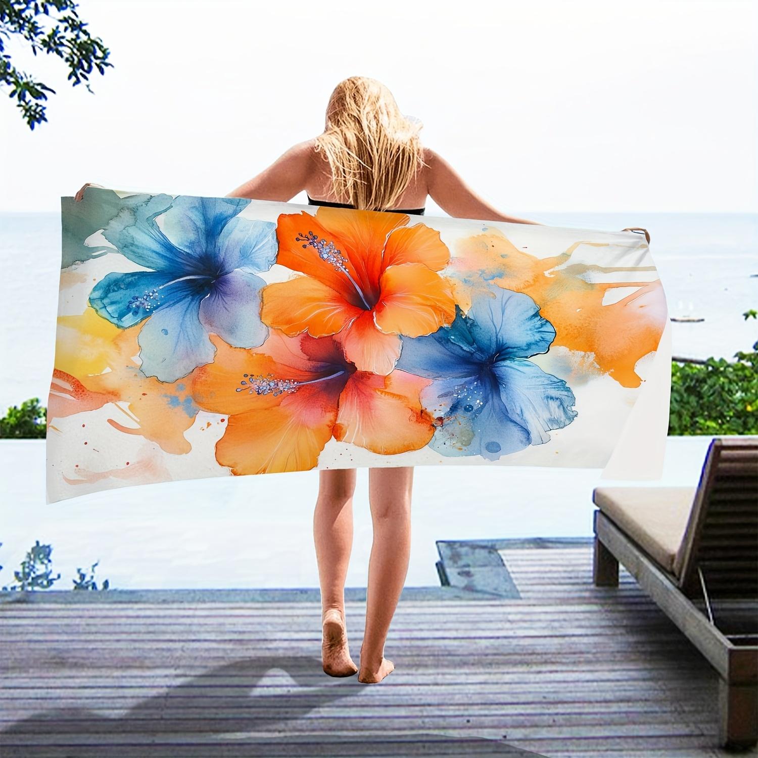 Vibrant Floral Beach Towel Beach Towel Vibrant Soft Pink Hibiscus Design Yoga Swimming Running Beach Pool Yoga Accessory W30*H60(CM)
Vibrant Floral Beach Towel Beach Towel Vibrant Soft Pink Hibiscus Design Yoga Swimming Running Beach Pool Yoga Accessory W30*H60(CM)