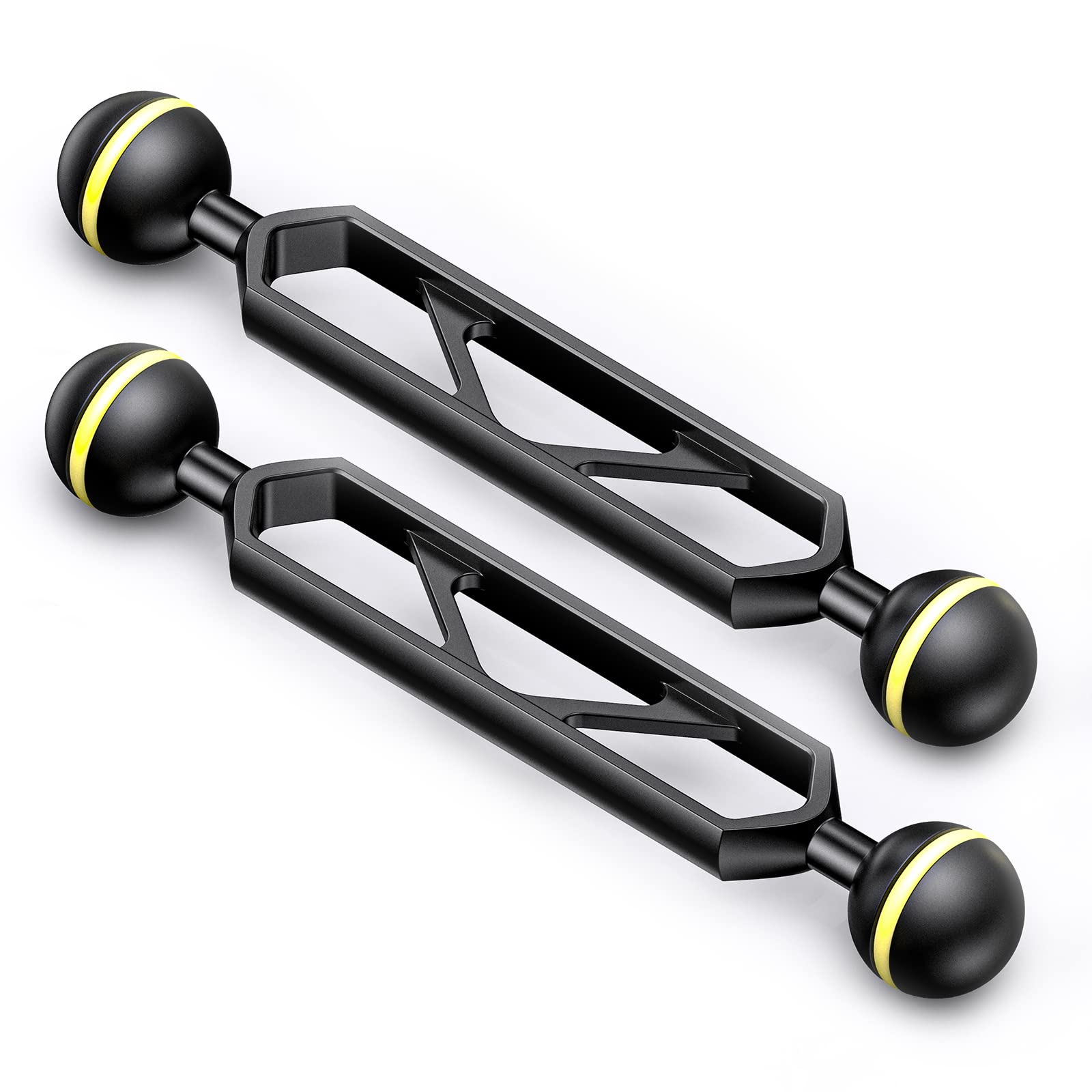 Seafrogs Double Ball Arm Aluminum Alloy Arm Ball Head Extension for Connecting Camera Tray 6 1 Strobe/Video Light/Diving (DA-1-2pcs)
Seafrogs Double Ball Arm Aluminum Alloy Arm Ball Head Extension for Connecting Camera Tray 6 1 Strobe/Video Light/Diving (DA-1-2pcs)