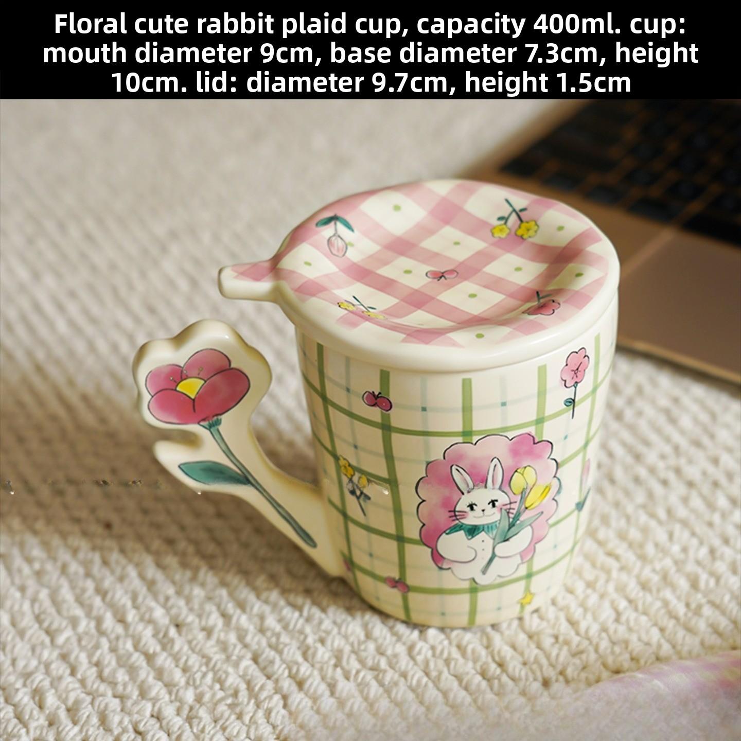 Creative Cute Ceramic Mug Cartoon Couple Coffee Cup with Lid for Home Breakfast Milk Tea 301-400ml
Creative Cute Ceramic Mug Cartoon Couple Coffee Cup with Lid for Home Breakfast Milk Tea 301-400ml