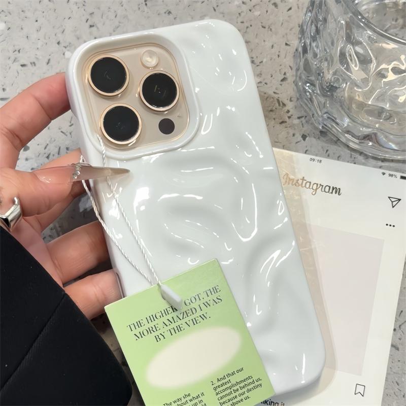 Fashion 3D Wrinkled Texture Phone Case For iPhone 17 Air 16 e 15 14 13 12 11 Pro Max Plus Mini SE Soft Silicone Candy Cover iPhone 12 Pro Max
Fashion 3D Wrinkled Texture Phone Case For iPhone 17 Air 16 e 15 14 13 12 11 Pro Max Plus Mini SE Soft Silicone Candy Cover iPhone 12 Pro Max