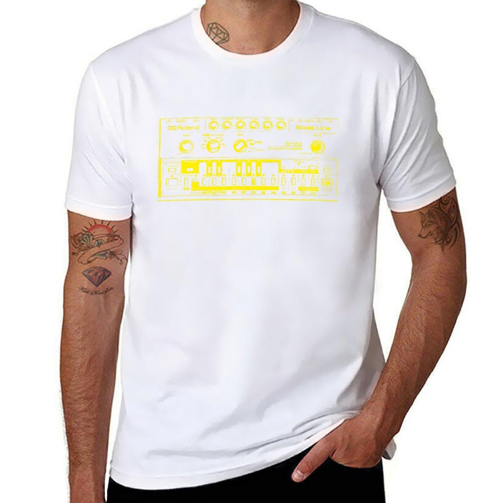 Roland TB-303 Bass Line T-Shirt t shirt man luxury t shirt men 100% cotton luxury brand T-Shirt M
Roland TB-303 Bass Line T-Shirt t shirt man luxury t shirt men 100% cotton luxury brand T-Shirt M