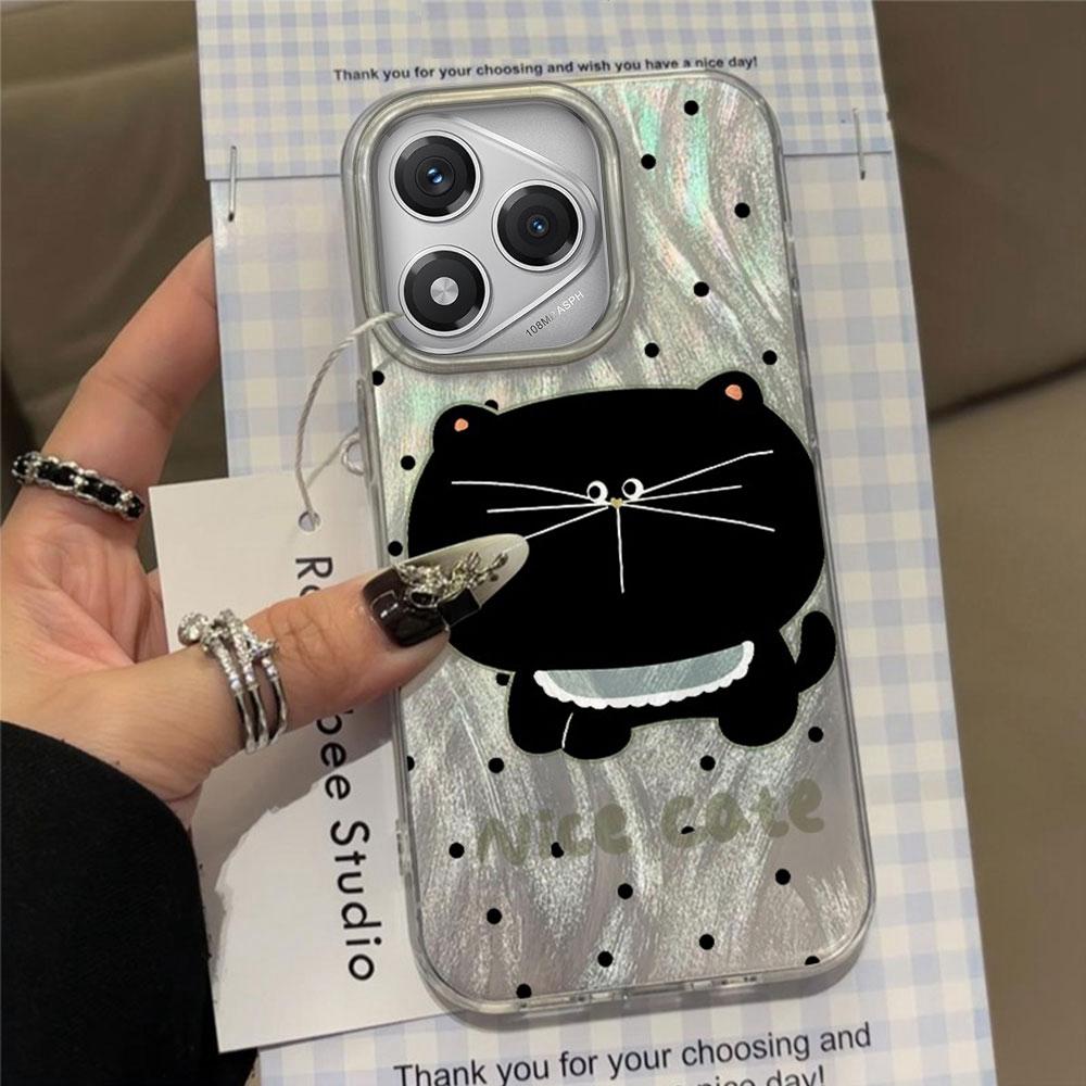 Big Headed Black Cat Circular Dots Phone Case for Honor 400 200 Pro Magic7 6 5 Lite X9a X9c X8b X8a X8c Silicone TPU Shell Cover Honor X7C
Big Headed Black Cat Circular Dots Phone Case for Honor 400 200 Pro Magic7 6 5 Lite X9a X9c X8b X8a X8c Silicone TPU Shell Cover Honor X7C