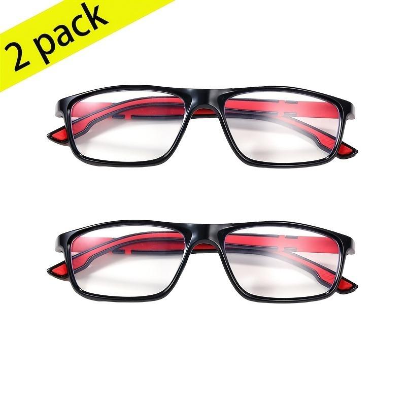 2 Pack Square Reading Glasses Anti Blue Light Polycarbonate Lens for Men & Women Lightweight Sports Style Fashion Readers 4.0
2 Pack Square Reading Glasses Anti Blue Light Polycarbonate Lens for Men & Women Lightweight Sports Style Fashion Readers 4.0