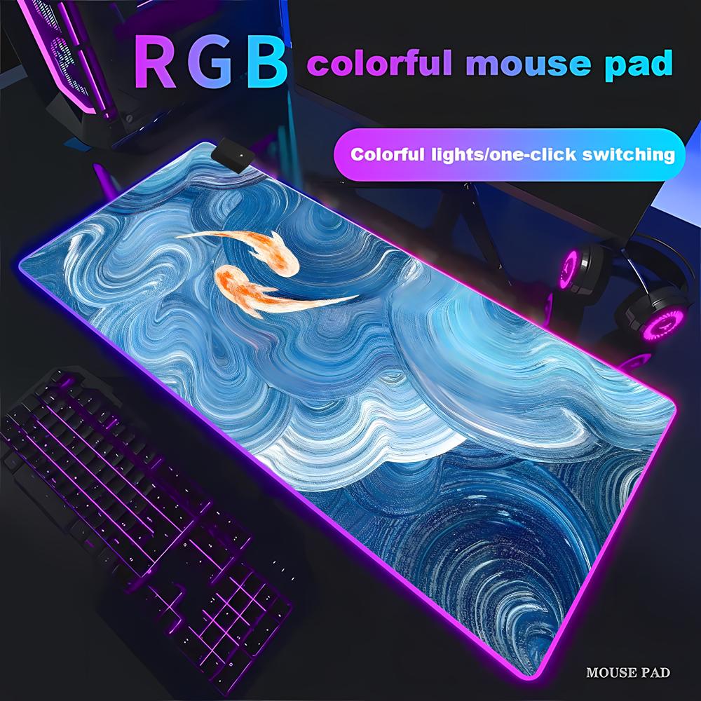 Lucky Koifish Large Mouse Pad RGB Gaming Mouse Pad HD Gamer Large LED Light XXL MousePads PC Computer pad Non-slip RGB600x300x3mm
Lucky Koifish Large Mouse Pad RGB Gaming Mouse Pad HD Gamer Large LED Light XXL MousePads PC Computer pad Non-slip RGB600x300x3mm