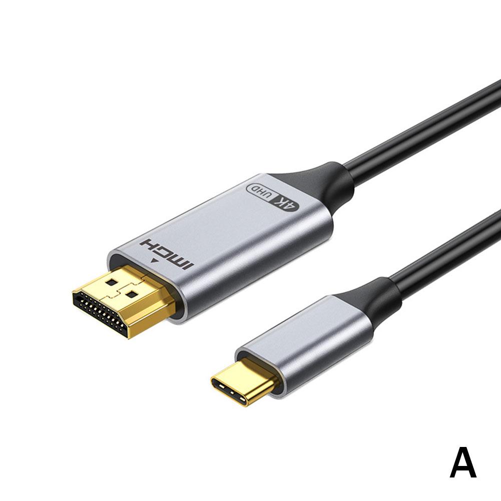 4K 30/60HZ 2m Type-C To HDMI Compatible 4K Android Phone, Tablet, TV Monitor, Projector, Projection Cable Adapter Converter
4K 30/60HZ 2m Type-C To HDMI Compatible 4K Android Phone, Tablet, TV Monitor, Projector, Projection Cable Adapter Converter