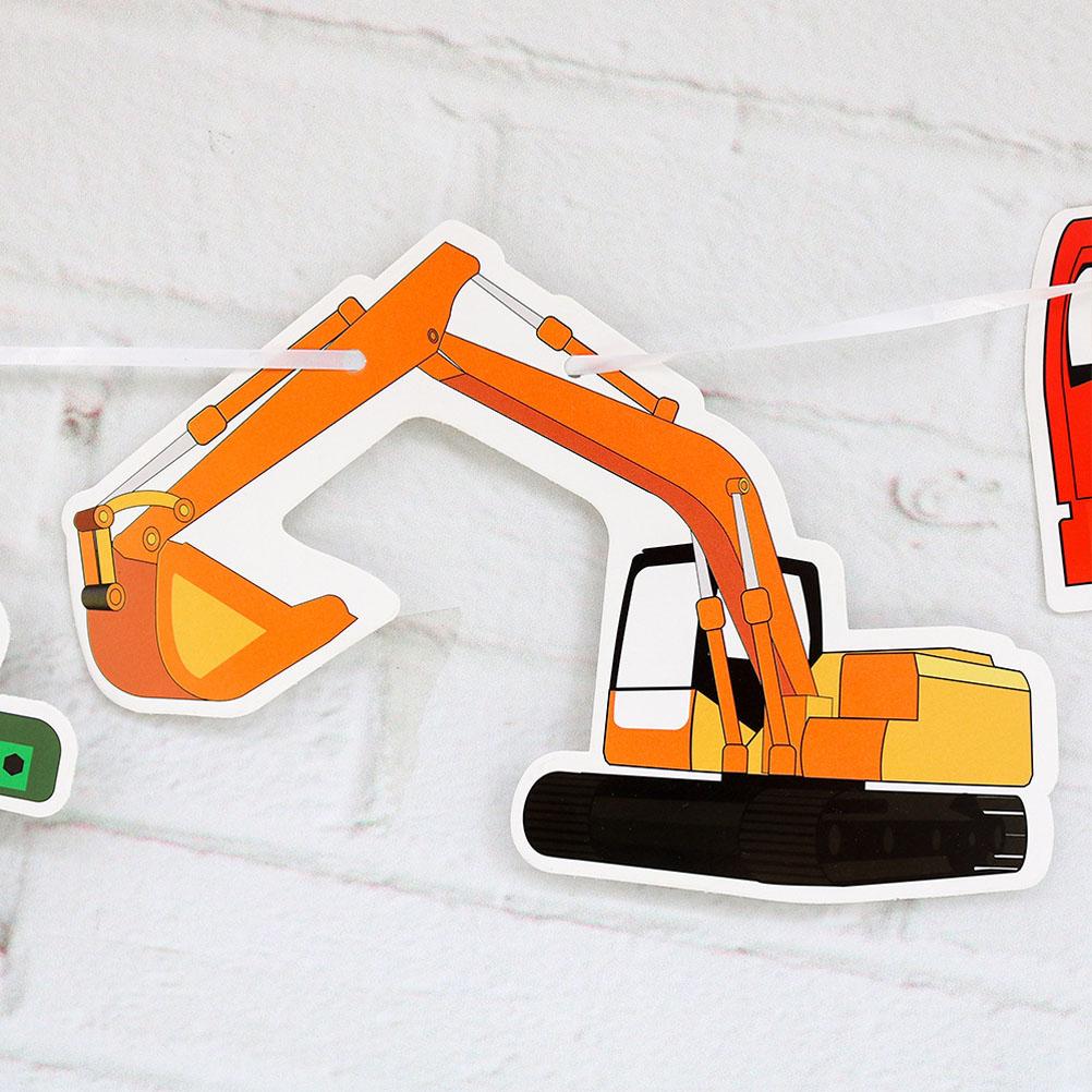 Seven Car Excavator Truck Garland Paper Birthday Banner for Birthday Party Decoration XXL
Seven Car Excavator Truck Garland Paper Birthday Banner for Birthday Party Decoration XXL