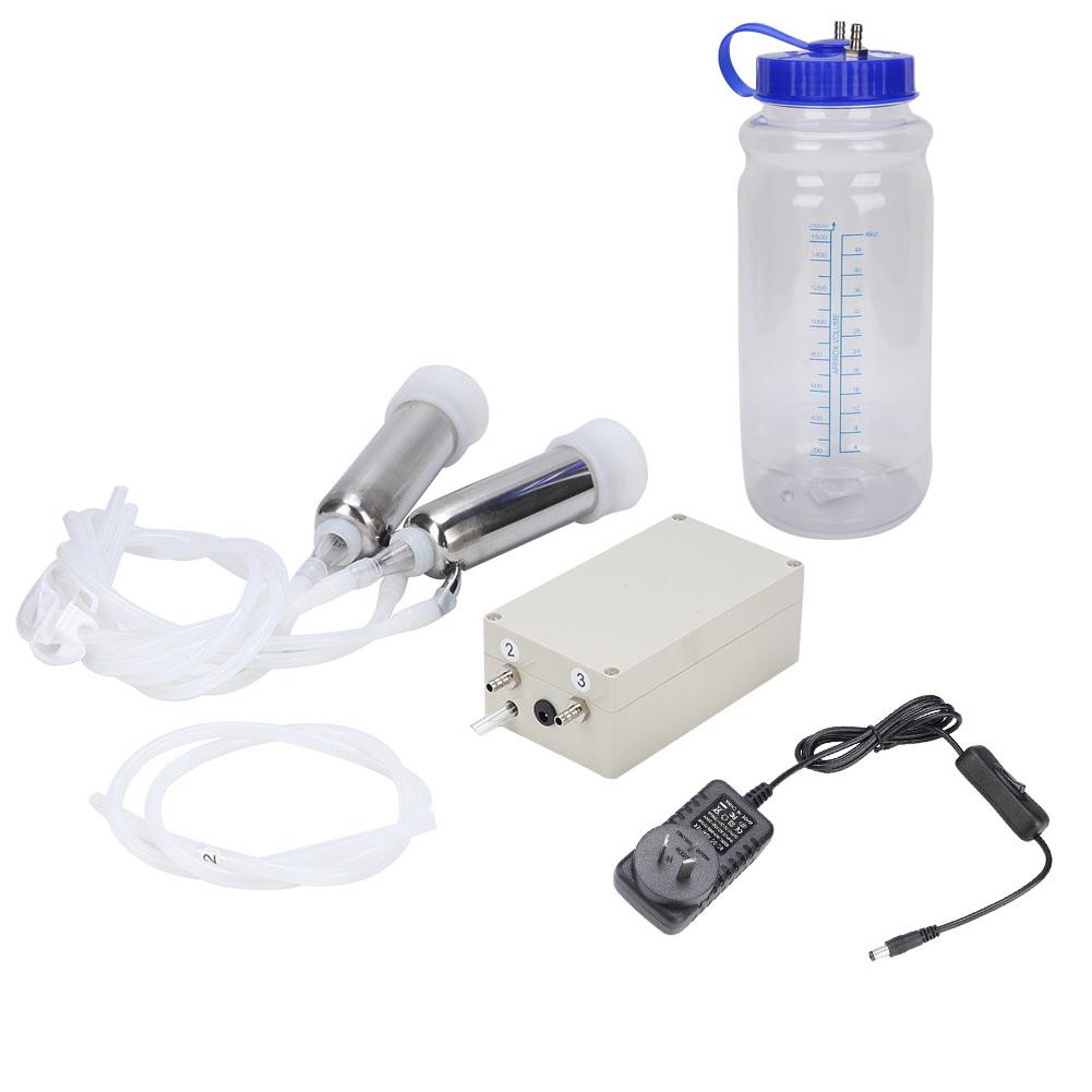 Portable Mini Household Electric Vacuum Pulse Milking Machine Pulsating Milker for Cow Cattle
Portable Mini Household Electric Vacuum Pulse Milking Machine Pulsating Milker for Cow Cattle