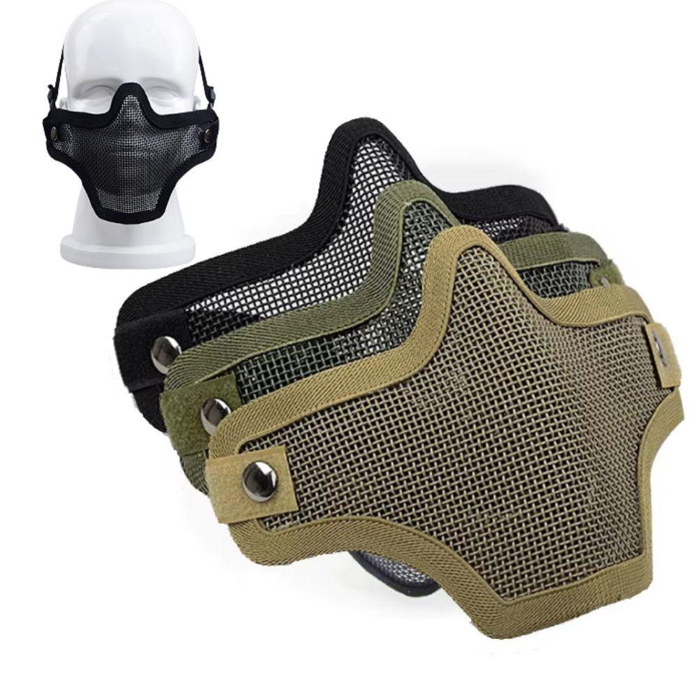 Protective Strike Half Face Wire Mask Carbon Steel Steel Mesh Mask Metal Face Mask Outdoor Sports Green
Protective Strike Half Face Wire Mask Carbon Steel Steel Mesh Mask Metal Face Mask Outdoor Sports Green
