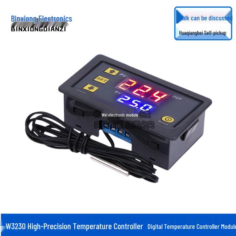 W3230 Високоточний цифровий модуль регулятора температури з дисплеєм 12V Temperature Controller
W3230 Високоточний цифровий модуль регулятора температури з дисплеєм 12V Temperature Controller