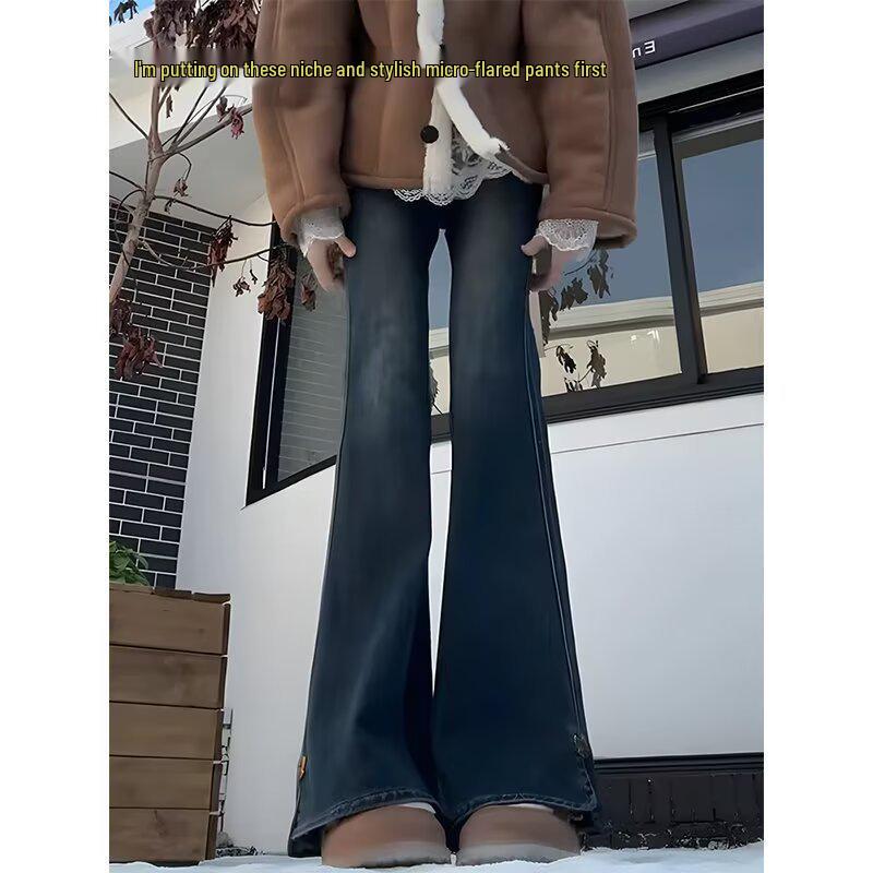 Retro Blue High Waist Stretch Flare Jeans for Women - Plus Size, Slimming, Hip-Covering, Autumn Fashion. S
Retro Blue High Waist Stretch Flare Jeans for Women - Plus Size, Slimming, Hip-Covering, Autumn Fashion. S