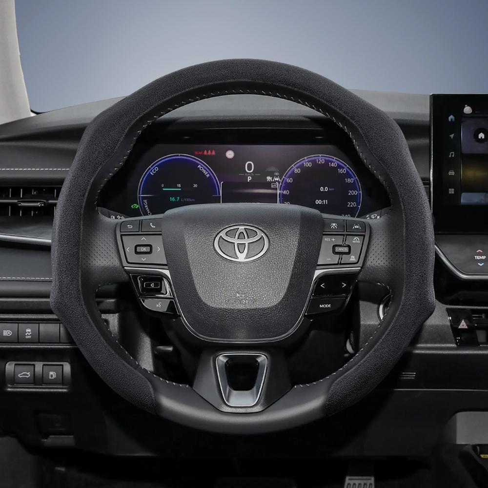 Suitable for Toyota Premium Suede Snap-On Steering Wheel Cover, Non-Slip and Durable Car Accessories, Modified Yaris Auris Chr Corolla Rav4 Hilux Wish чёрный
Suitable for Toyota Premium Suede Snap-On Steering Wheel Cover, Non-Slip and Durable Car Accessories, Modified Yaris Auris Chr Corolla Rav4 Hilux Wish чёрный