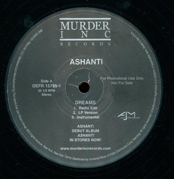 12inch Record ASHANTI - Dreams / Voodoo DEFR157951PROMO Murder Inc Reco 2003 US Rap & Hip-Hop/R&B Used
12inch Record ASHANTI - Dreams / Voodoo DEFR157951PROMO Murder Inc Reco 2003 US Rap & Hip-Hop/R&B Used